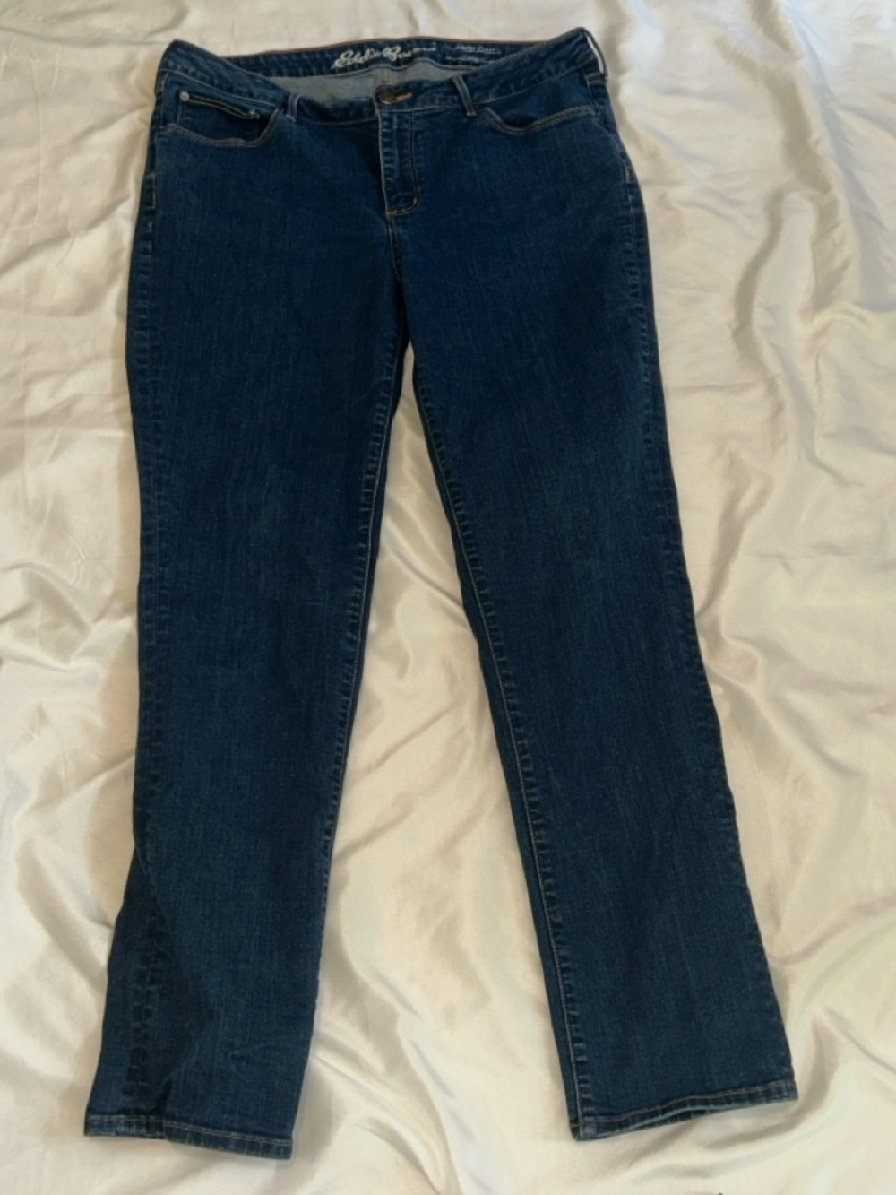 Eddie Bauer Dark Indigo Straight Leg Jeans